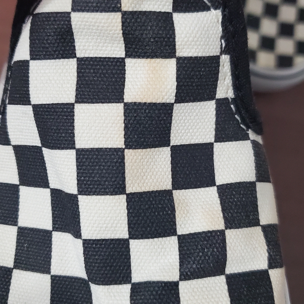 Vans Men’s Checkerboard Slip-Ons - Picture 2 of 7